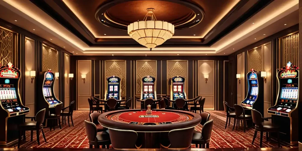 the cozy atmosphere of a home Arab casino